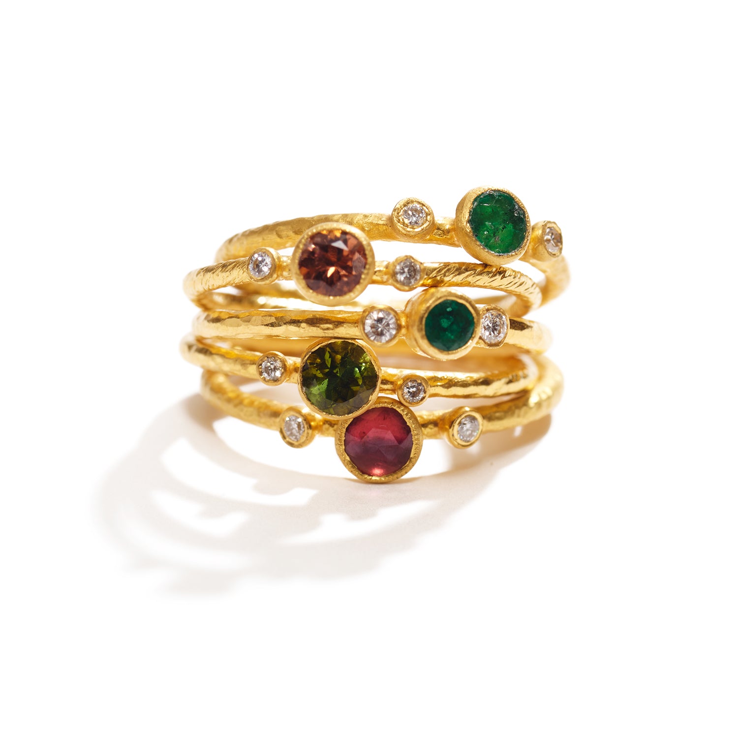 Gold Ring with Green Tourmaline