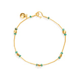 Gold and Emerald Bracelet