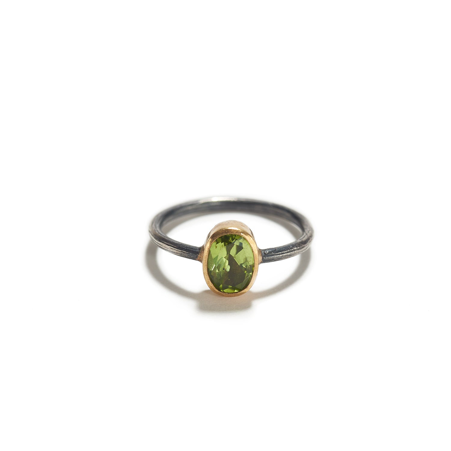 Peridot Ring with Silver
