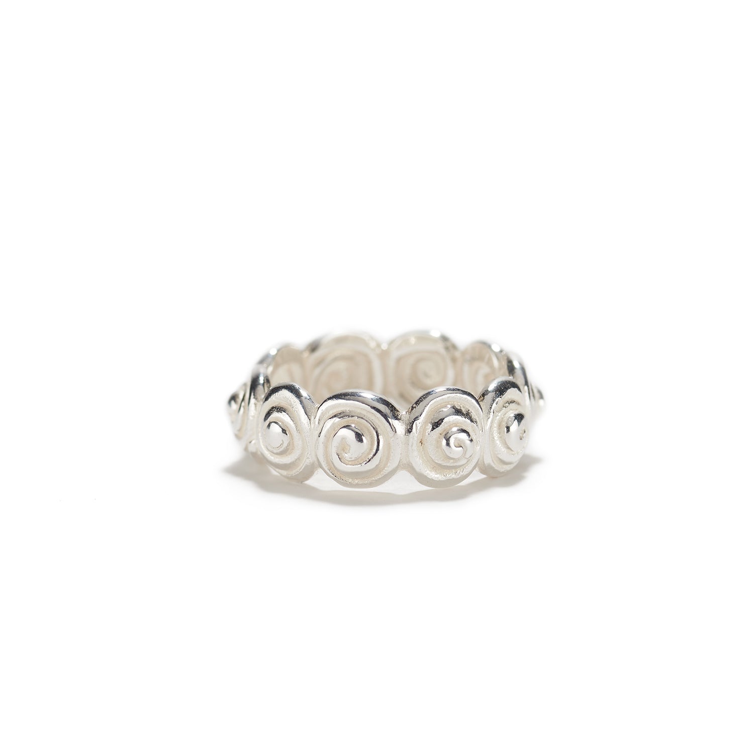Snail Ring in Silver