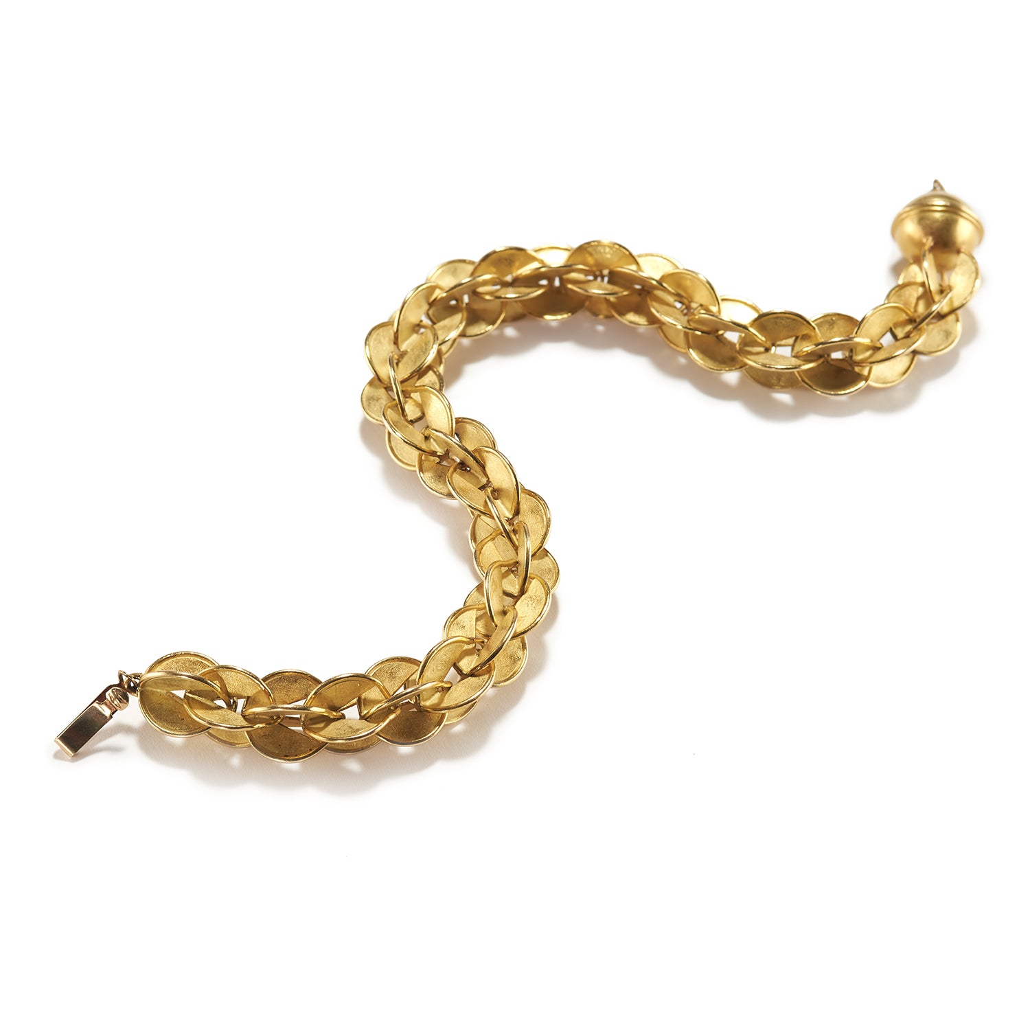 Classic Gold Interlink Bracelet