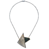 Pyramid and Spectrolite Necklace