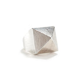 Silver Pyramid Ring