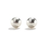 Small Ball Earrings with Silver