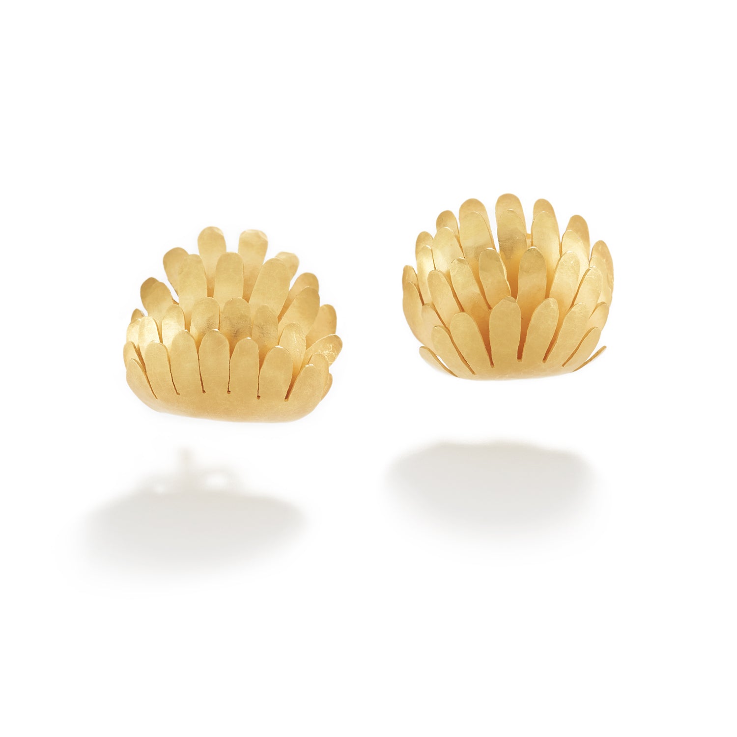 Golden Frills Earrings