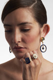 Lapis & Sapphire Earrings