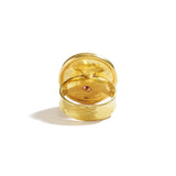 Ring with Hot Pink Sapphire