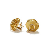 Gold "Basket" Earrings