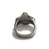 Sugilite and Burmese Ruby & Sapphire Ring
