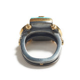 Turquoise Lapis Ring
