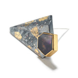 Amethyst Shield Brooch/Pendant