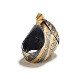 Tsavorite & Turquoise Ring