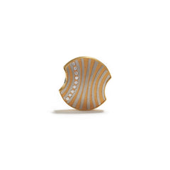 Curved Gold, Silver & Platinum Clasp