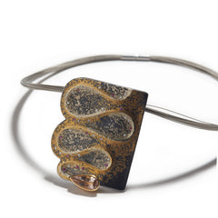 Morganite Snake Brooch