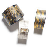 Scores of Silver & Gold Cuff Bracelet