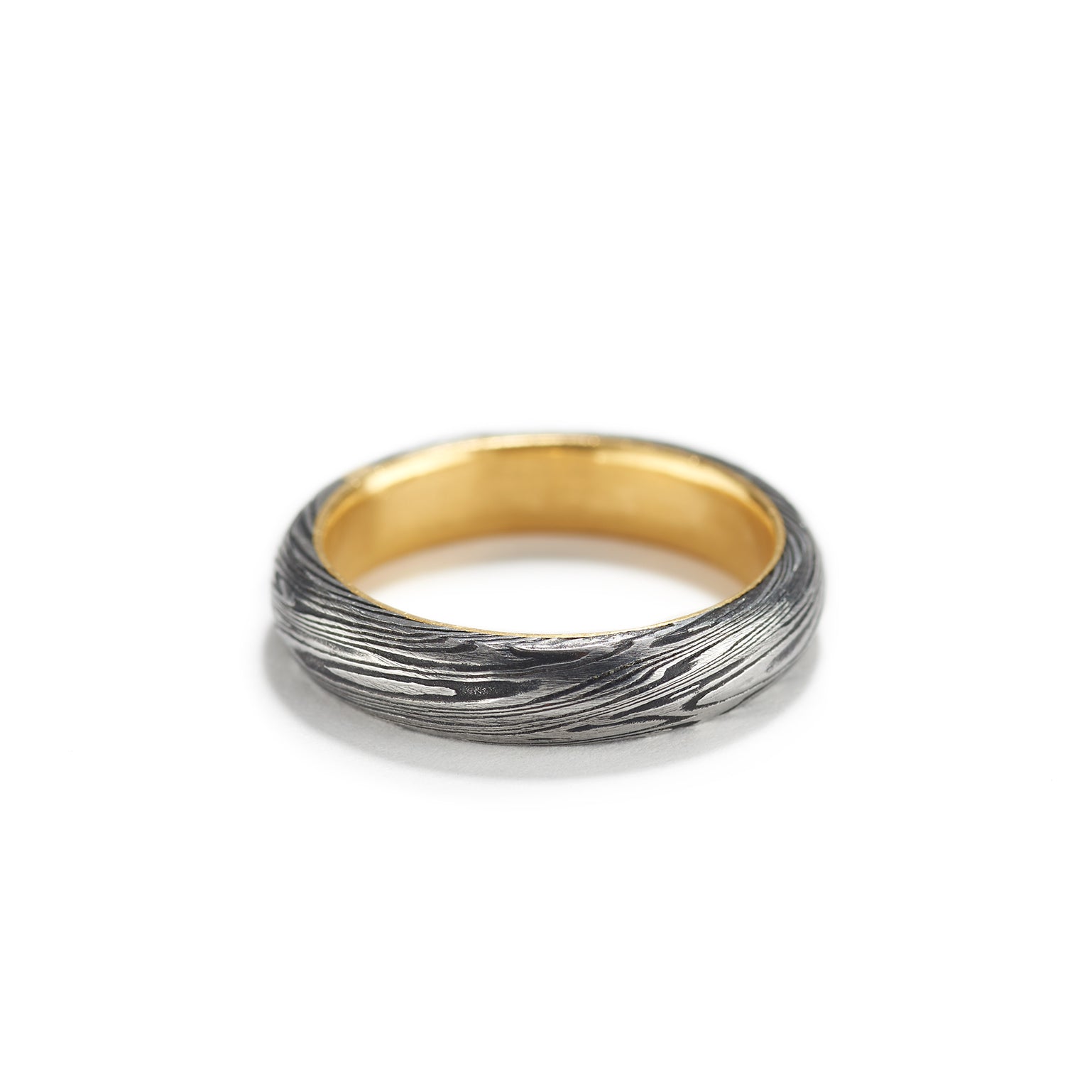Half Round Ring with Gold~4mm
