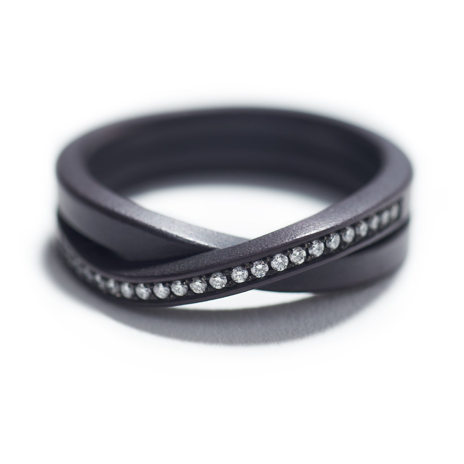 Endless Band 2-Times with Diamonds~2.5mm