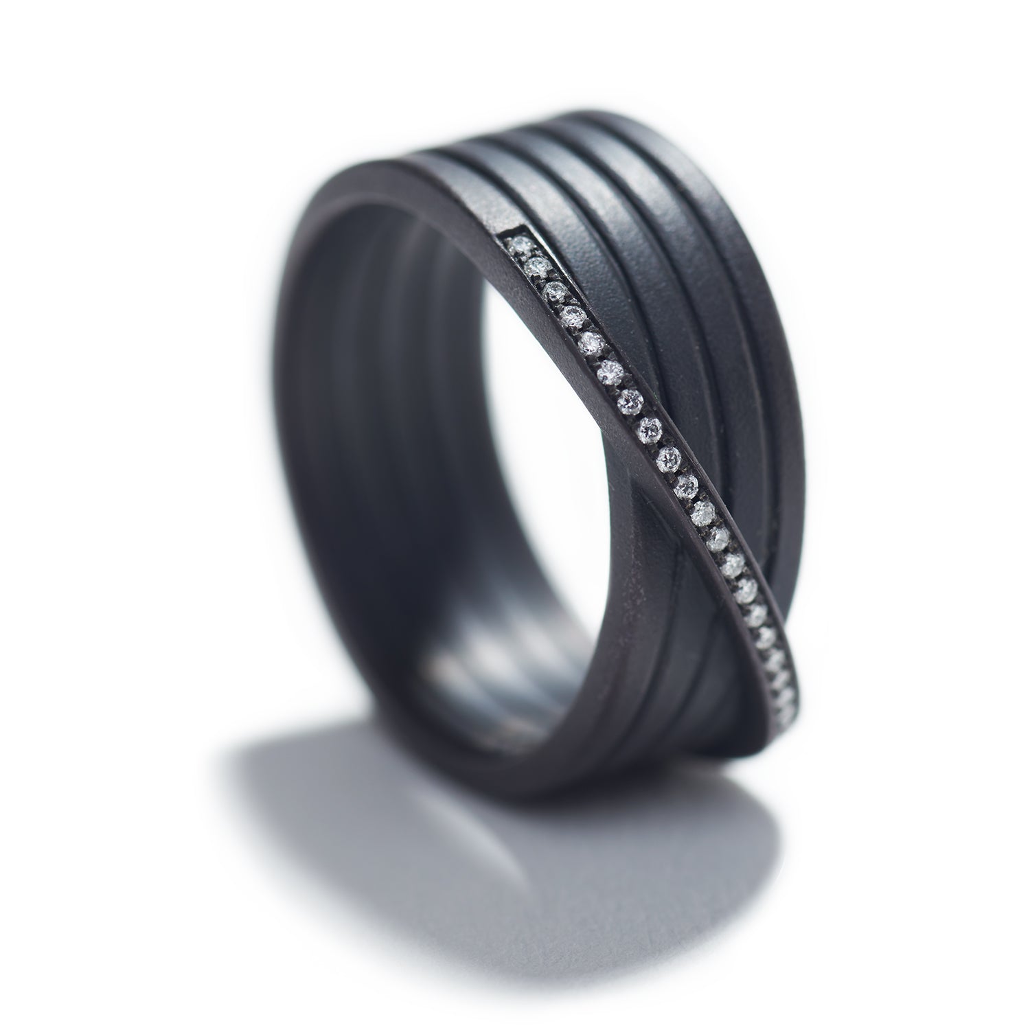 Endless Band 5-Times with Diamonds ~1.5mm