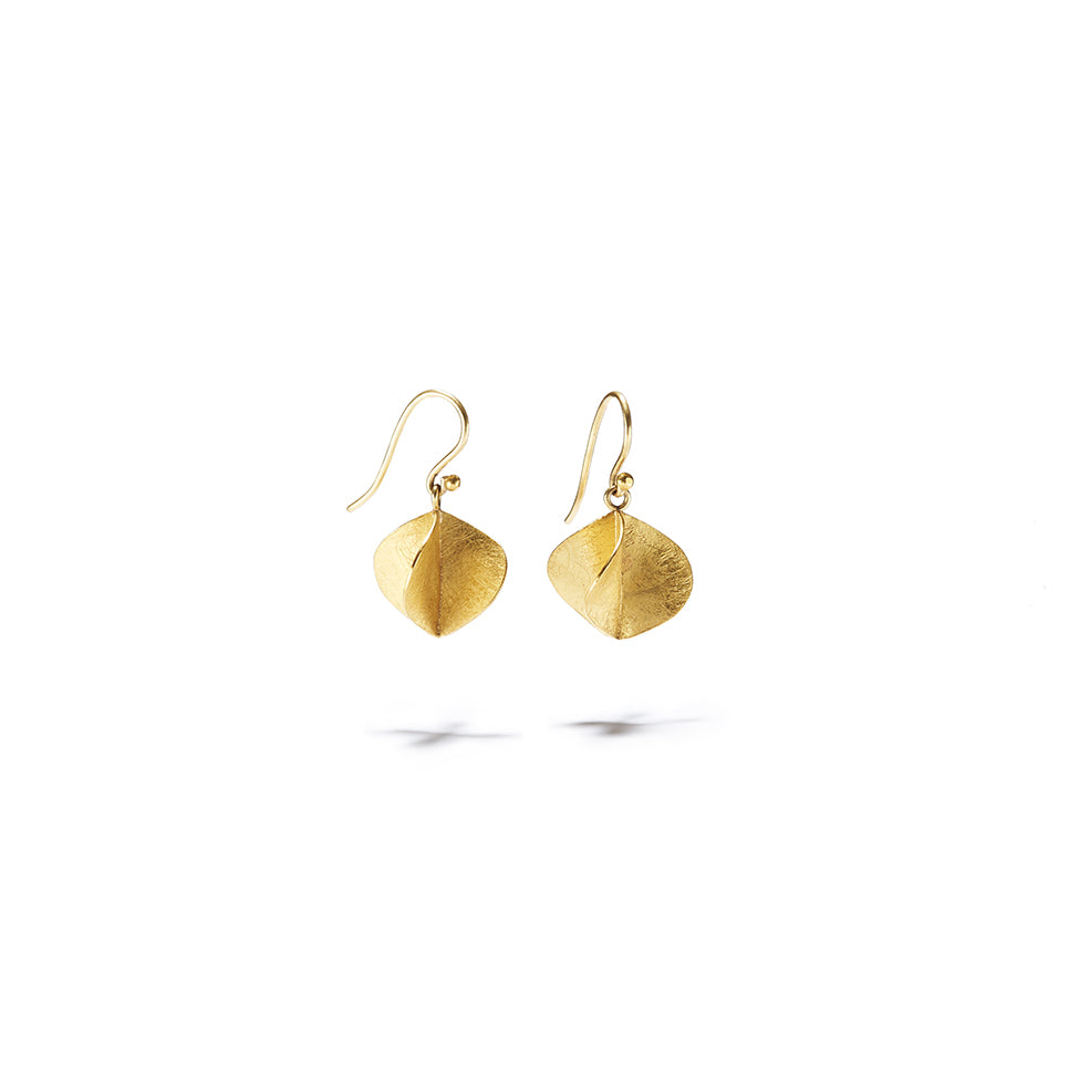 Small Gold Propeller Shaped Dangles