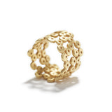 Golden Beads Ring Band