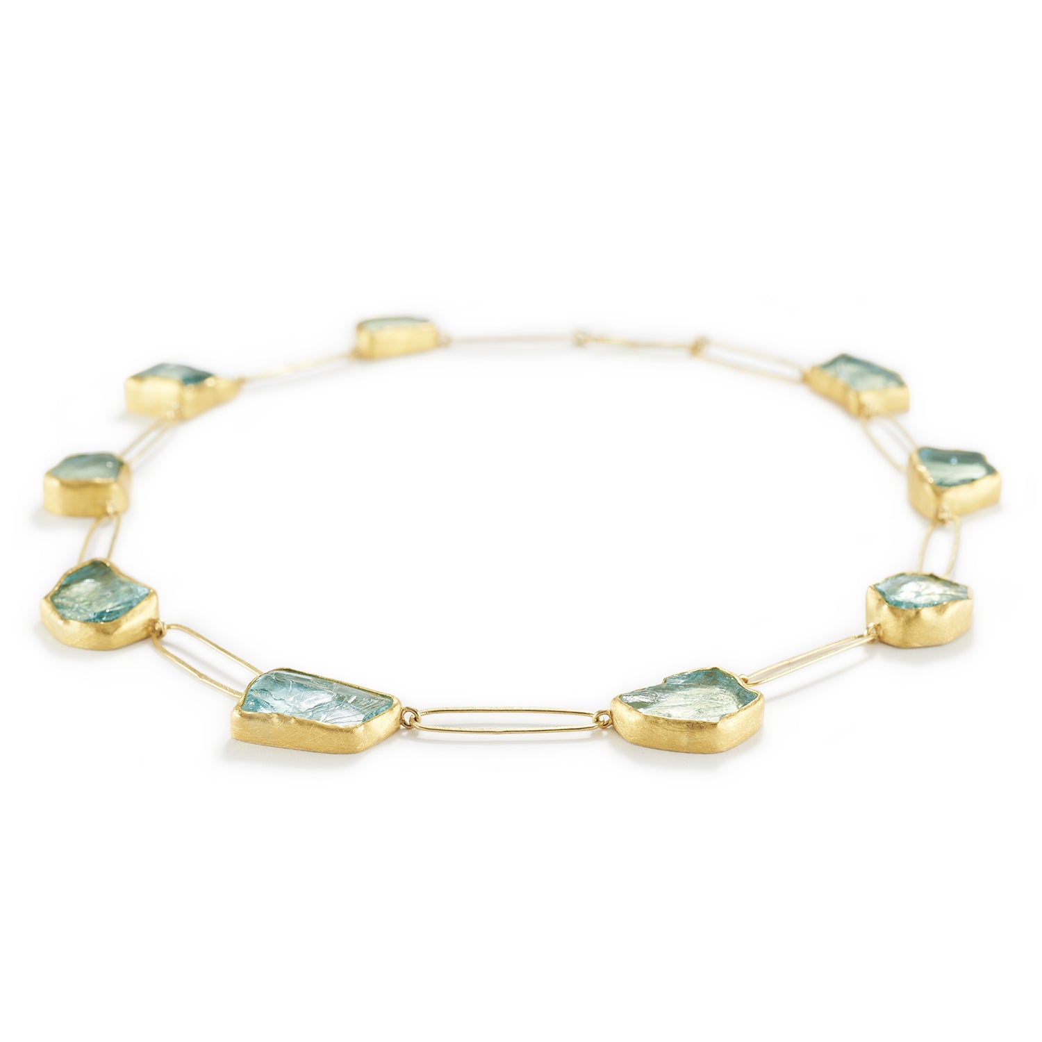 Aqua Crystal Necklace
