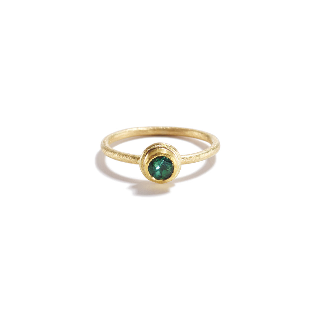 Green Tourmaline Stacking Ring by Petra Class | _18K _22k _insale ...