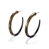 Large Gold Dust Hoops
