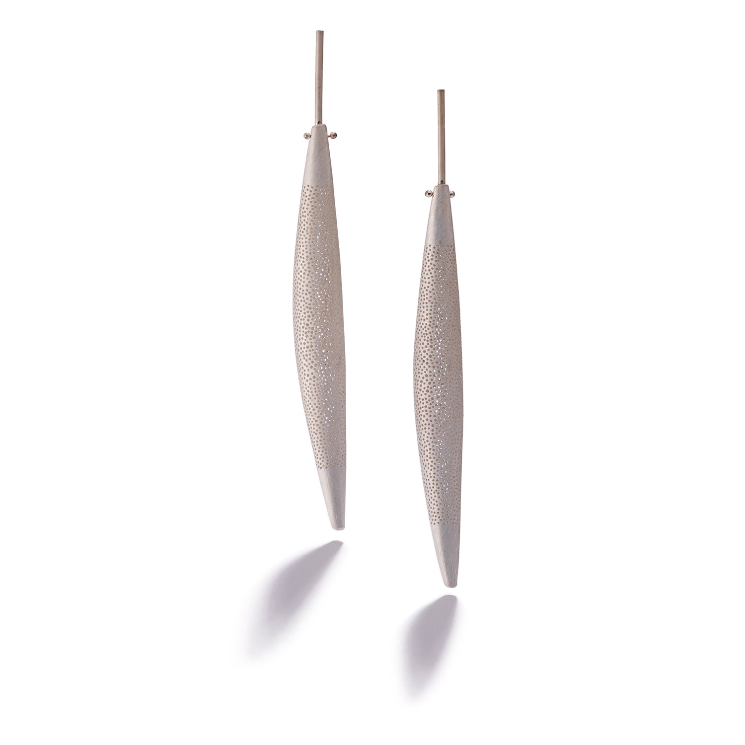 Fading Perforated Pod Earrings