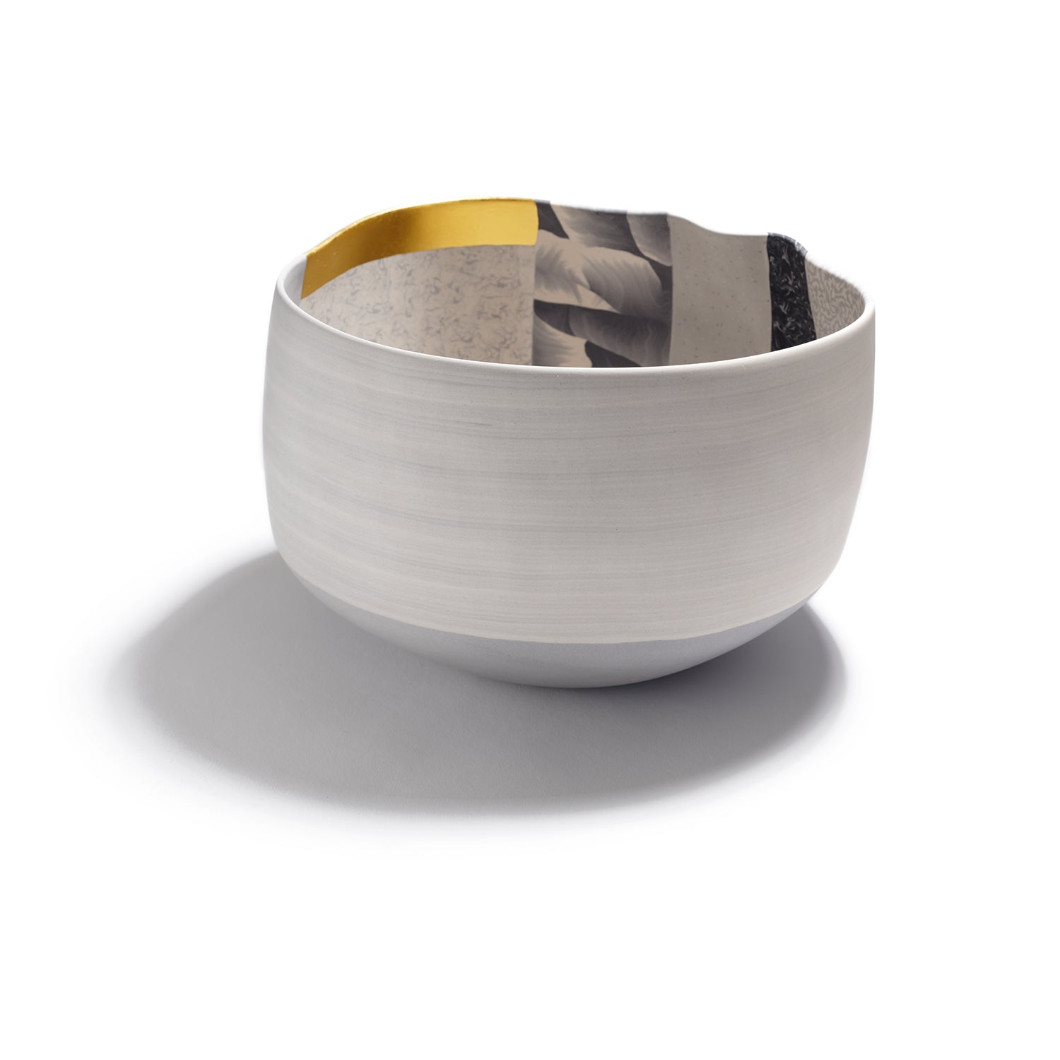 Medium Bowl with Gold Leaf II