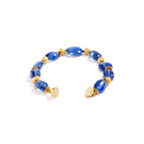 Blue Kyanite and Gold Bracelet