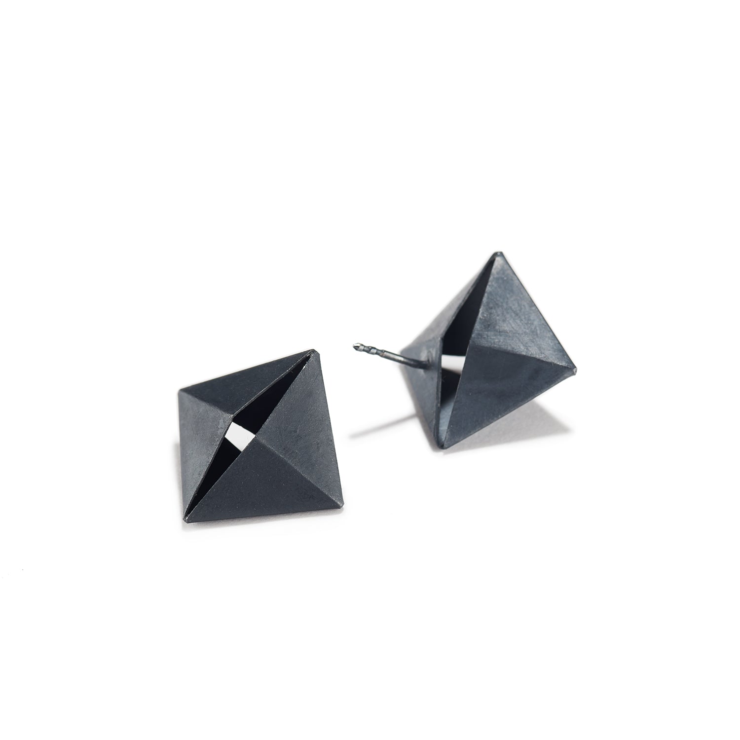 Open Fold Square Earrings