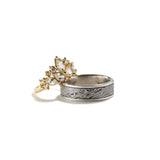 Tiara Ring with White Sapphire